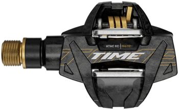 Time ATAC XC 12 Pedals - Dual Sided Clipless, Carbon, 9/16", Carbon/Gold, C1