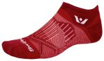 SwiftWick Aspire No Show Socks - Crimson,  Medium