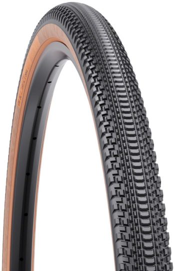 WTB Vulpine Tire - 700 x 40, TCS Tubeless, Folding, Black/Tan, Light/Fast Rolling, Dual DNA, SG