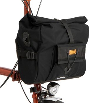 Restrap City Loader Handlebar Bag - Fits Brompton Mount, 20L, Black