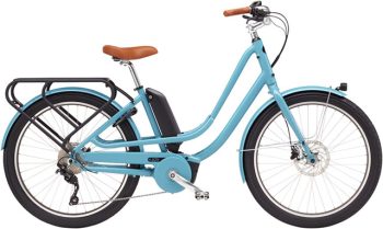 Benno eJoy 10D Class 3 Etility Ebike - Bosch Performance Line Sport, 400Wh, Step-Through, Niagara Blue, One Size
