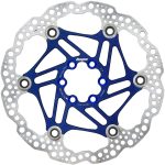 Hope Floating Disc Brake Rotor - 180mm, 6-Bolt, Blue