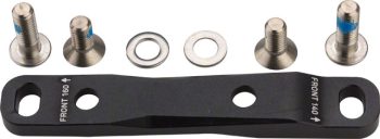 SRAM 0/20mm Flat Mount Disc Brake Adaptor, Fits 140 and 160mm Front Rotors