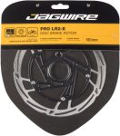 Jagwire Pro LR2-E Ebike Disc Brake Rotor with Magnet - 180mm, Center Lock, Silver/Black