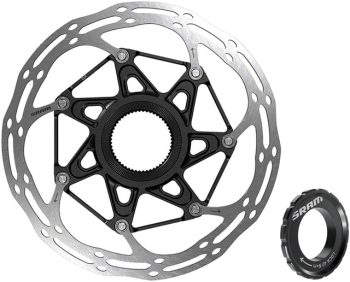 SRAM CenterLine X Disc Brake Rotor - 180mm, Center Lock, 1.85mm, Includes External Tooled Lockring
