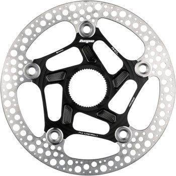 Hope RX Disc Rotor - 160mm, Center-Lock, Black
