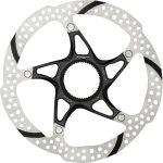 TRP-25 Disc Brake Rotor - 180mm, Center Lock, 1.8mm, Silver/Black