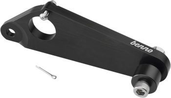 Benno Trailer Adapter QR Mount - Long, Fits Boost EVO 1,2,3,4, Black