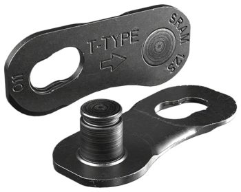 SRAM Eagle T-Type PowerLock Flattop Connector Link - 12-Speed, For Eagle T-Type Flattop Chain Only, PVD Coated, Black, 50 Pack