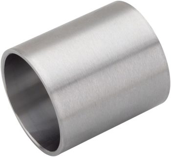 Problem Solvers Eccentric Bottom Bracket Shell, 54mm diameter, 66mm width, Silver