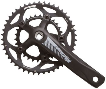 Full Speed Ahead Tempo Crankset - 165mm, 10/11-Speed, 46/30t, JIS Spindle Interface, Black