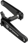 Promax HF-2 Crankset - 172.5mm, 24mm Spindle, 2-Piece, Black