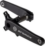 Promax HF-2 Crankset - 177.5mm, 24mm Spindle, 2-Piece, Black