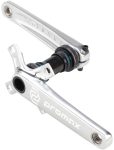 Promax CF-2 Crankset - 160mm, 24mm Spindle, 2-Piece, 68mm English BB Included, Silver