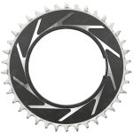 SRAM XX SL Eagle T-Type Thread Mount Chainring - 38t, 12-Speed, Thread Mount  (For XX SL PM Spider), 3mm Offset, Aluminum, Black/Silver