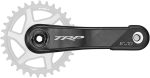 TRP CK-9050 EVO Crankset - 170mm, 12-Speed, For 68/73mm Frame BB, DM CINCH Chainring Interface, 30mm Spindle, Carbon, Black/Silver