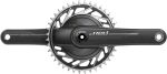 SRAM RED 1x XPLR AXS Power Meter Wide Crankset - 175mm, 13-Speed, 42t Threaded Mount, 8-Bolt PM Spider, DUB Spindle, Natural Carbon, E1