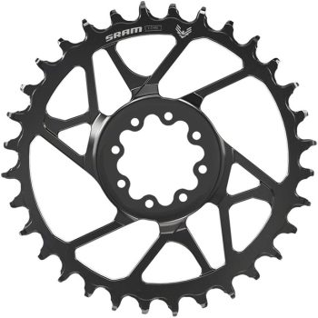 SRAM S1000 Eagle T-Type Direct Mount Chainring - 32t, 12-Speed, 8-Bolt Direct Mount, 3mm Offset, Aluminum, Black