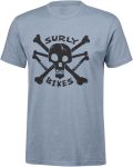 Surly Skullet Short Sleeve T-Shirt - Unisex, Slate Blue, X-Large