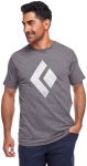 Black Diamond Chalked Up Tee - Charcoal Heather, Men's, Small