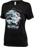 Surly Garden Pig Women's T-Shirt - Black/Gray/Teal, Medium
