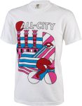 All-City Parthenon Party Men's T-Shirt - White, Pink, Red, Blue, Black, Small