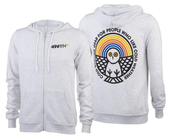 45NRTH Winter Wonder Zip Up Hoodie - Unisex, Ash, X-Large