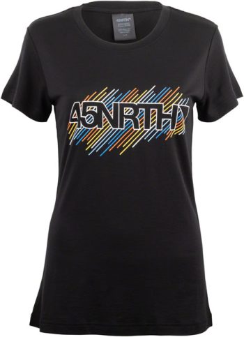 45NRTH Women's Diffuser Wool T-shirt - Women's, Black, Small