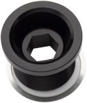 RaceFace CINCH Crank Bolt and Washer Set - M18x15, Gloss Black
