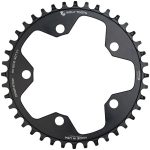 Wolf Tooth 110 BCD Cyclocross and Road Chainring - 40t, 110 BCD, 5-Bolt, Drop-Stop, 10/11/12-Speed Eagle and Flattop Compatible, Black