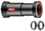 Token Ninja TF46386 Press Fit Double-Thread Bottom Bracket - PF30, BB386/BB392, Black