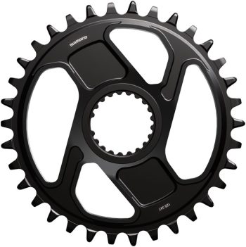 Shimano Deore XT SM-CRM86 1x Direct Mount Chainring - 34t, Shimano Direct Mount, For 12-Speed HG+ Chain, Fits FC-M8200 Crank, Black
