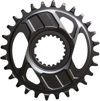 Shimano XTR SM-CRM96 1x Direct Mount Chainring - 28t, Shimano Direct Mount, For 12-Speed HG+ Chain, Fits M9200 and M9220 Crank, Dark Gray