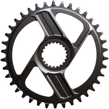 Shimano XTR SM-CRM96 1x Direct Mount Chainring - 38t, Shimano Direct Mount, For 12-Speed HG+ Chain, Fits M9200 and M9220 Crank, Dark Gray