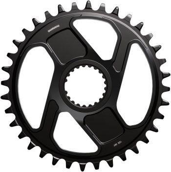 Shimano Deore XT SM-CRM86 1x Direct Mount Chainring - 36t, Shimano Direct Mount, For 12-Speed HG+ Chain, Fits FC-M8200 Crank, Black