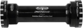 Hope BSA Threaded Bottom Bracket - 100mm Fat Bike, For 24mm Spindle, Stainless, Black