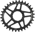 Wolf Tooth Elliptical Direct Mount Chainring - 32t, RaceFace/Easton CINCH Direct Mount, Drop-Stop B, For Boost Cranks, 3mm Offset, Black