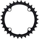 Full Speed Ahead Omega/Vero Pro Steel Road Double Chainring - 30t, 90 BCD, Steel, N-11, Black
