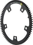 Gates Carbon Drive CDX CenterTrack Front Belt Drive Ring - 74t, 5-Bolt, 130mm BCD, Black, For Tandems
