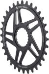 Wolf Tooth Direct Mount Chainring - 34t, Shimano DM, For Boost Cranks, 3mm Offset, Requires 12-Speed Hyperglide+ Chain, Black